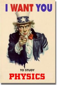 Σπούδασε Φυσική. I want you to study physics.