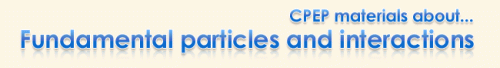 Fundamental Particles and Interactions. Posters